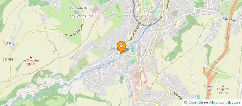 localisation de l'entreprise MONSIEUR FABRICE SOLA  VALS-PRES-LE-PUY