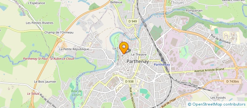 localisation de l'entreprise MONSIEUR FABRICE SOLASSOL à PARTHENAY
