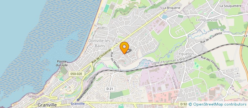 localisation de l'entreprise MONSIEUR FABRICE SOLLIER  DONVILLE-LES-BAINS