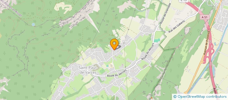 localisation de l'entreprise MONSIEUR FABRICE SORIANO  SAINT-PAUL-DE-VARCES