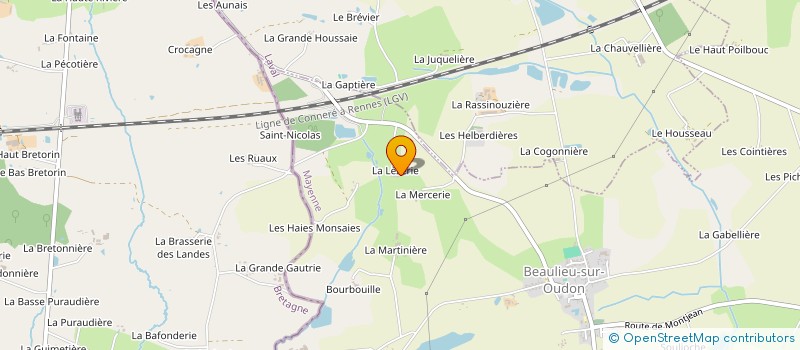 localisation de l'entreprise MONSIEUR FABRICE SORIN  BEAULIEU-SUR-OUDON