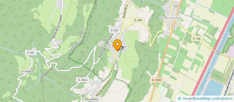 localisation de l'entreprise MONSIEUR FABRICE SOUTON  LA FLACHERE