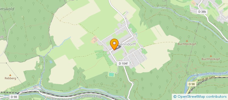 localisation de l'entreprise MONSIEUR FABRICE SPRINGMANN  HENRIDORFF