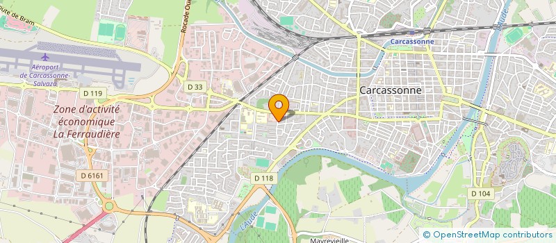 localisation de l'entreprise MONSIEUR FABRICE STEPHANE DU MESGNIL D'ENGENTE  CARCASSONNE