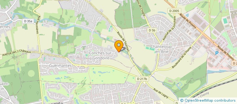 localisation de l'entreprise MONSIEUR FABRICE STORRER  CONCHES-SUR-GONDOIRE