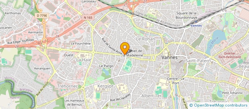 localisation de l'entreprise MONSIEUR FABRICE SURZUR à VANNES