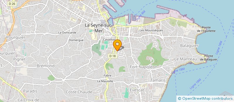 localisation de l'entreprise MONSIEUR FABRICE SUSINI à LA SEYNE-SUR-MER