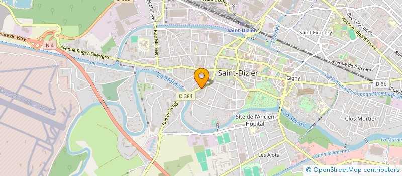 localisation de l'entreprise MONSIEUR FABRICE SYLVESTRE à SAINT-DIZIER