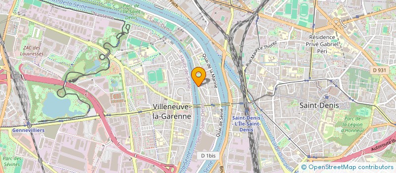 localisation de l'entreprise MONSIEUR FABRICE TABAR  L'ILE-SAINT-DENIS