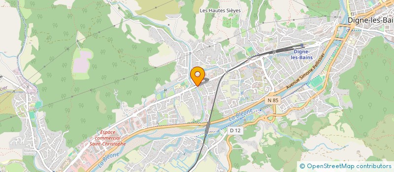 localisation de l'entreprise MONSIEUR FABRICE TAFIN à DIGNE-LES-BAINS