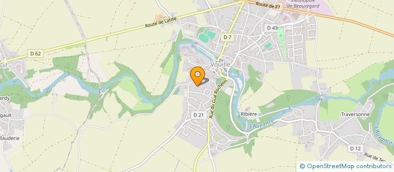 localisation de l'entreprise MONSIEUR FABRICE TAILLOT  VOUILLE