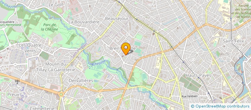 localisation de l'entreprise MONSIEUR FABRICE TALAIRACH à NANTES