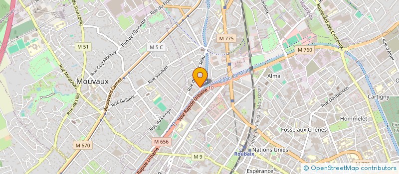 localisation de l'entreprise MONSIEUR FABRICE TANGHE à TOURCOING