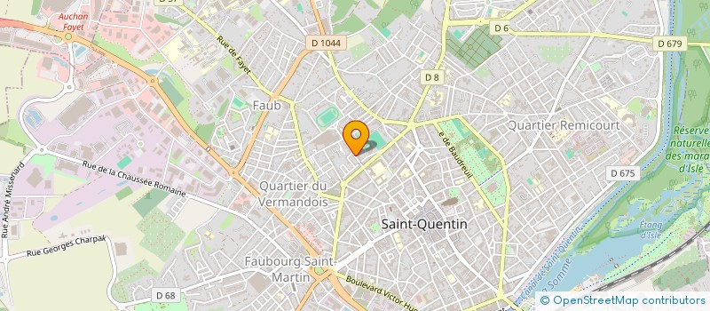 localisation de l'entreprise MONSIEUR FABRICE TAUPIN à SAINT-QUENTIN