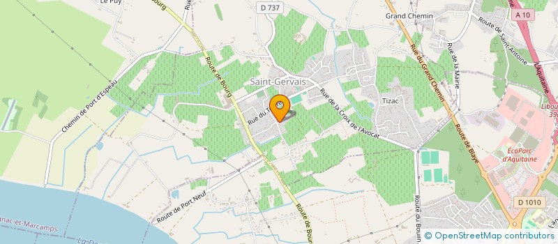 localisation de l'entreprise MONSIEUR FABRICE TECHENEY  SAINT-GERVAIS