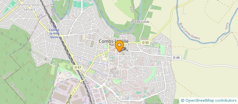 localisation de l'entreprise MONSIEUR FABRICE TECHER  COMBS-LA-VILLE