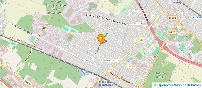 localisation de l'entreprise MONSIEUR FABRICE TEIXEIRA à BEAUCHAMP