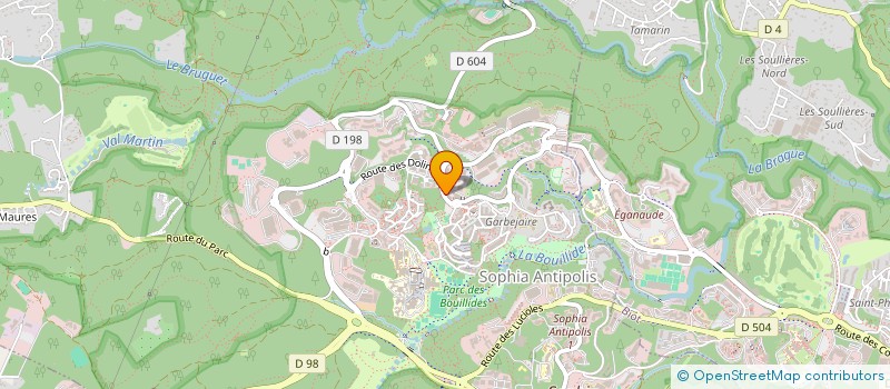 localisation de l'entreprise MONSIEUR FABRICE TEMPLIER  VALBONNE