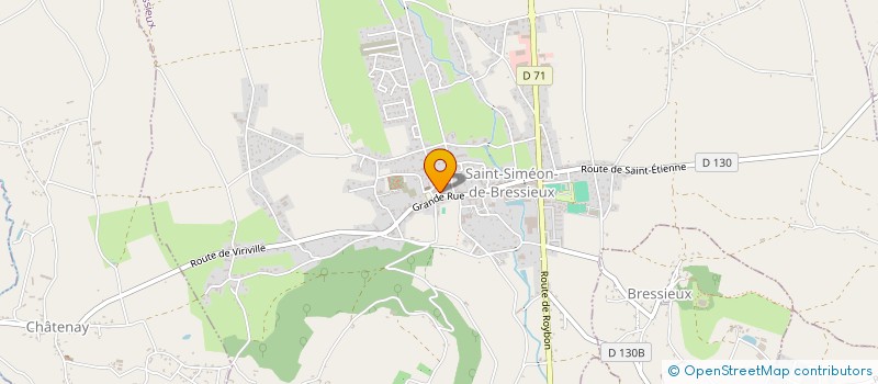 localisation de l'entreprise MONSIEUR FABRICE TERNIN-ROZAT  SAINT-SIMEON-DE-BRESSIEUX