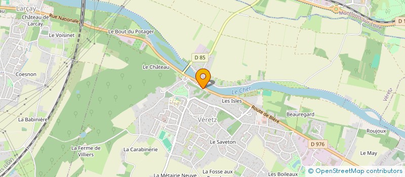 localisation de l'entreprise MONSIEUR FABRICE TETU  VERETZ