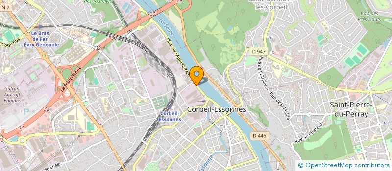 localisation de l'entreprise MONSIEUR FABRICE THALY à CORBEIL-ESSONNES