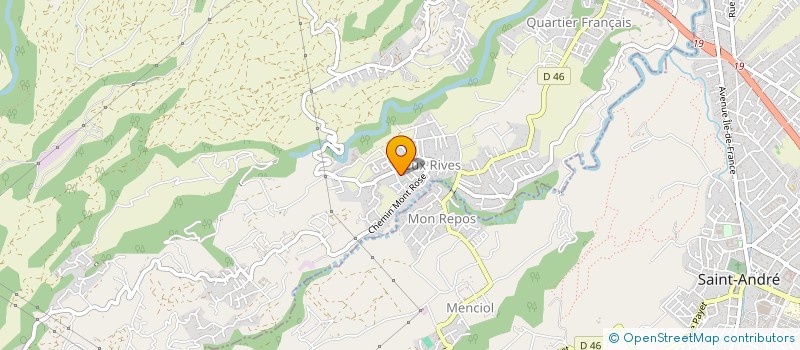 localisation de l'entreprise MONSIEUR FABRICE THAZAR  SAINTE-SUZANNE