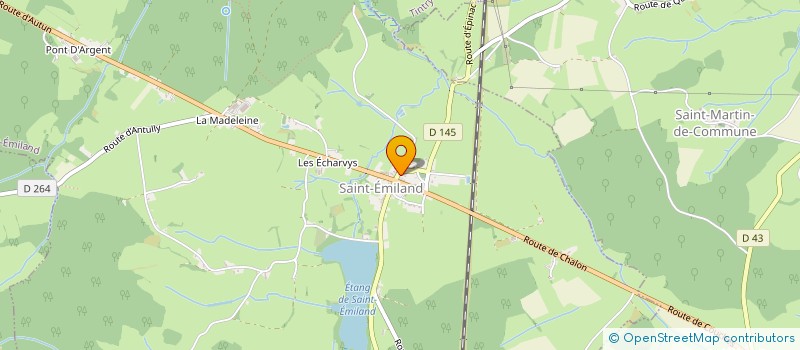 localisation de l'entreprise MONSIEUR FABRICE THERAULAZ  SAINT-EMILAND