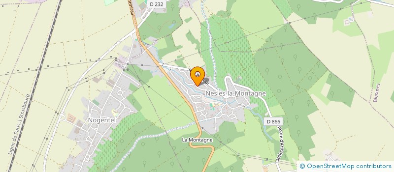localisation de l'entreprise MONSIEUR FABRICE THEVENARD  NESLES-LA-MONTAGNE