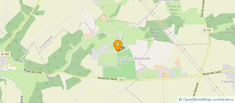 localisation de l'entreprise MONSIEUR FABRICE THIBAUT  AUTHIEUX-RATIEVILLE