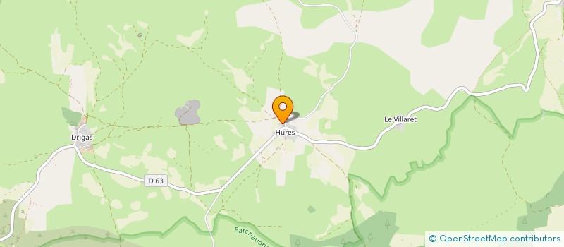 localisation de l'entreprise MONSIEUR FABRICE THIBONNET  HURES-LA-PARADE