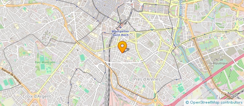 localisation de l'entreprise MONSIEUR FABRICE THIEBAUT à MONTPELLIER