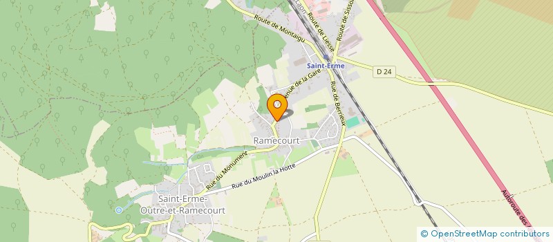 localisation de l'entreprise MONSIEUR FABRICE THIEFFINE à AUBIGNY-EN-LAONNOIS