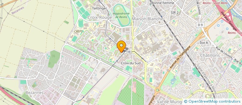 localisation de l'entreprise MONSIEUR FABRICE THIEFIN  REIMS