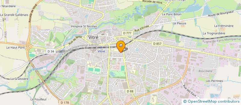 localisation de l'entreprise MONSIEUR FABRICE THIERE  VITRE