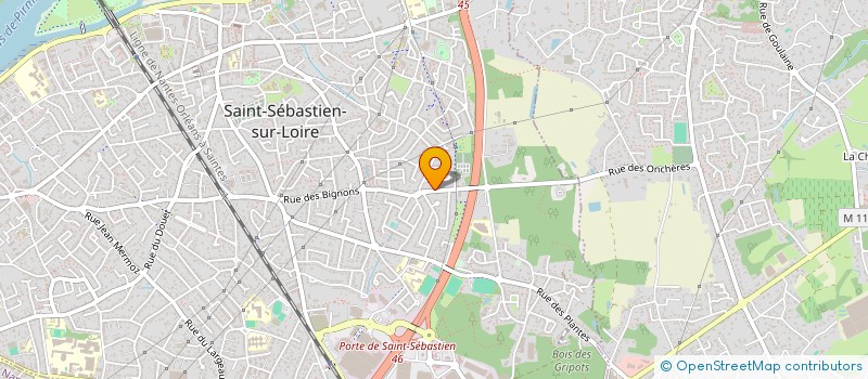 localisation de l'entreprise MONSIEUR FABRICE THIEVIN à SAINT-SEBASTIEN-SUR-LOIRE