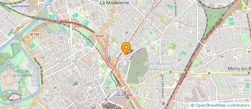 localisation de l'entreprise MONSIEUR FABRICE THILLIEZ à LA MADELEINE