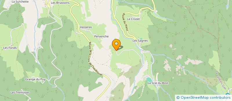 localisation de l'entreprise MONSIEUR FABRICE THOLOT  LA VALLA-EN-GIER