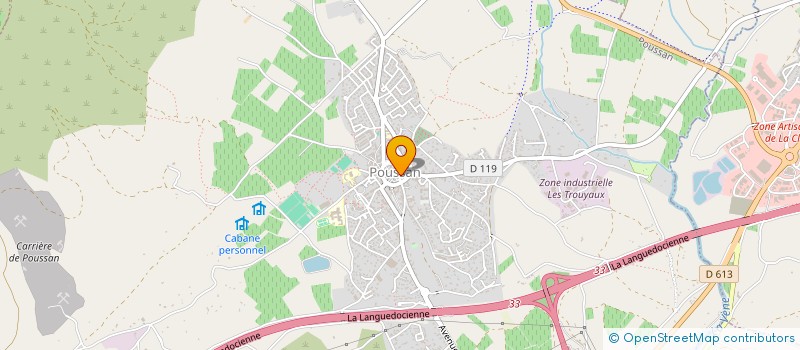 localisation de l'entreprise MONSIEUR FABRICE TIEPPO  POUSSAN