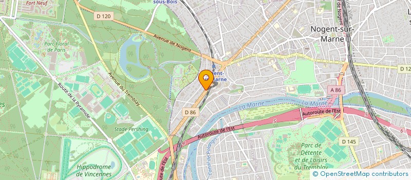 localisation de l'entreprise MONSIEUR FABRICE TONNELLIER  NOGENT-SUR-MARNE