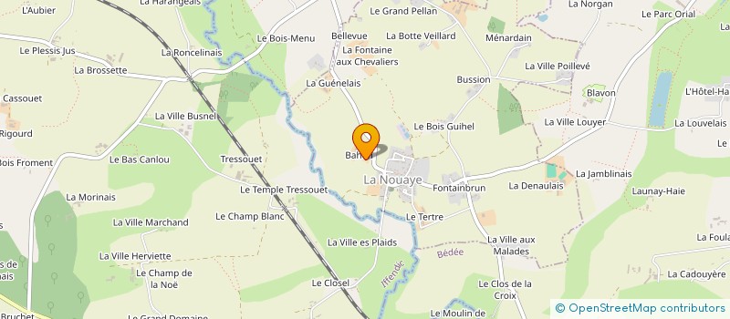 localisation de l'entreprise MONSIEUR FABRICE TOSTIVINT à LA NOUAYE