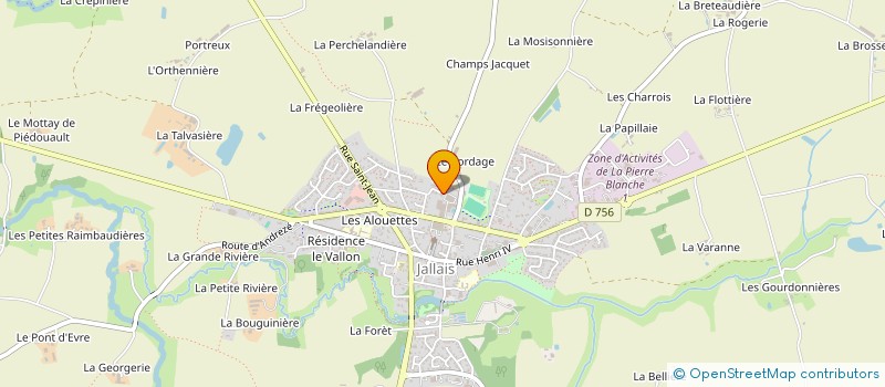 localisation de l'entreprise MONSIEUR FABRICE TOUBLANC  BEAUPREAU-EN-MAUGES