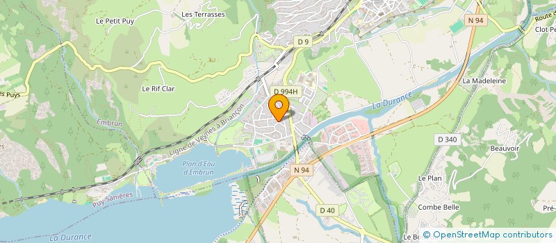 localisation de l'entreprise MONSIEUR FABRICE TOURET  EMBRUN