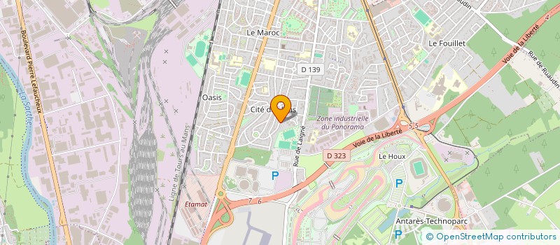 localisation de l'entreprise MONSIEUR FABRICE TOURMEZ à LE MANS
