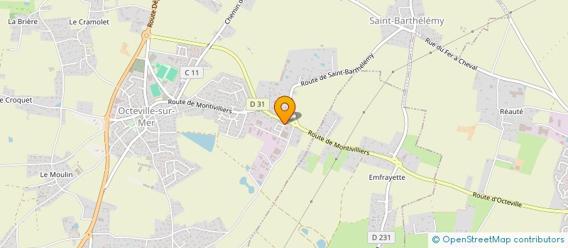 localisation de l'entreprise MONSIEUR FABRICE TOURNIER  OCTEVILLE-SUR-MER