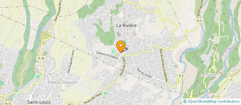 localisation de l'entreprise MONSIEUR FABRICE TOURVILLE à SAINT-LOUIS