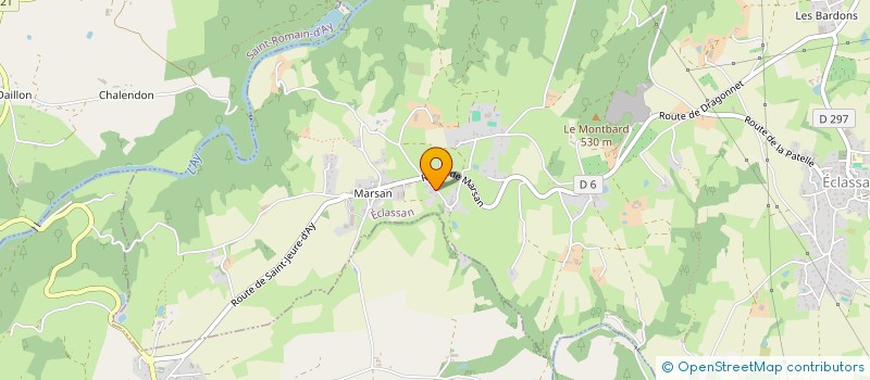 localisation de l'entreprise MONSIEUR FABRICE TRACOL  ECLASSAN