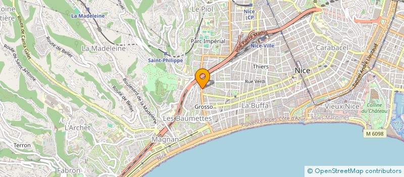 localisation de l'entreprise MONSIEUR FABRICE TRAWINSKI à NICE