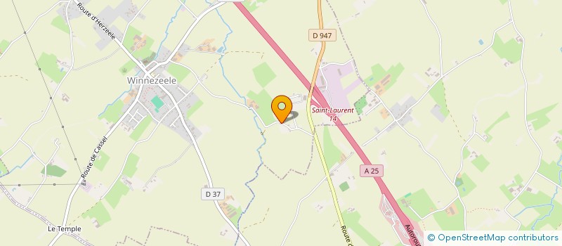 localisation de l'entreprise MONSIEUR FABRICE TRICOT  WINNEZEELE