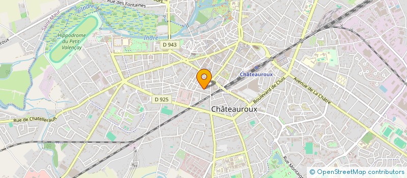 localisation de l'entreprise MONSIEUR FABRICE TROUBA à CHATEAUROUX