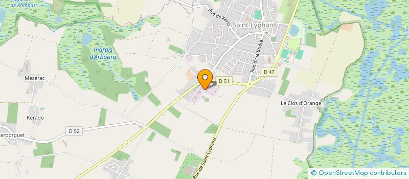 localisation de l'entreprise MONSIEUR FABRICE TROUILLARD  SAINT-LYPHARD